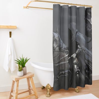 Black Riders Painting Shower Curtain Official Lord Of The Rings Store