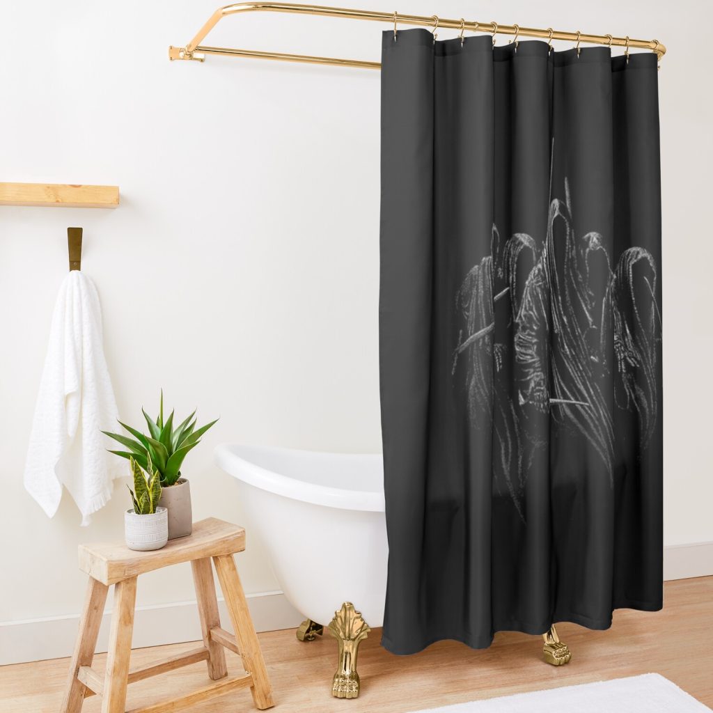 Best Black Shower Curtain Official Lord Of The Rings Store