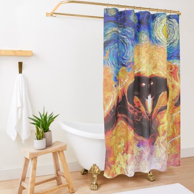 Fire Drake Of Gondolion Shower Curtain Official Lord Of The Rings Store