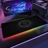 RGB Lotrs Movie Rings Mouse Pad Alfombrilla Raton Mousepad Keyboard Pad LED Mause Pad No slip 1 - Lord Of The Rings Store