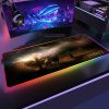 RGB Lotrs Movie Rings Mouse Pad Alfombrilla Raton Mousepad Keyboard Pad LED Mause Pad No slip 11 - Lord Of The Rings Store