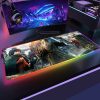 RGB Lotrs Movie Rings Mouse Pad Alfombrilla Raton Mousepad Keyboard Pad LED Mause Pad No slip 13 - Lord Of The Rings Store