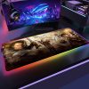 RGB Lotrs Movie Rings Mouse Pad Alfombrilla Raton Mousepad Keyboard Pad LED Mause Pad No slip 18 - Lord Of The Rings Store