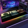 RGB Lotrs Movie Rings Mouse Pad Alfombrilla Raton Mousepad Keyboard Pad LED Mause Pad No slip 19 - Lord Of The Rings Store