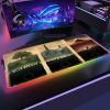 RGB Lotrs Movie Rings Mouse Pad Alfombrilla Raton Mousepad Keyboard Pad LED Mause Pad No slip 2 - Lord Of The Rings Store
