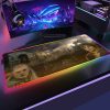 RGB Lotrs Movie Rings Mouse Pad Alfombrilla Raton Mousepad Keyboard Pad LED Mause Pad No slip 20 - Lord Of The Rings Store