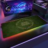 RGB Lotrs Movie Rings Mouse Pad Alfombrilla Raton Mousepad Keyboard Pad LED Mause Pad No slip 3 - Lord Of The Rings Store