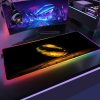 RGB Lotrs Movie Rings Mouse Pad Alfombrilla Raton Mousepad Keyboard Pad LED Mause Pad No slip 4 - Lord Of The Rings Store