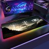 RGB Lotrs Movie Rings Mouse Pad Alfombrilla Raton Mousepad Keyboard Pad LED Mause Pad No slip 5 - Lord Of The Rings Store