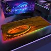 RGB Lotrs Movie Rings Mouse Pad Alfombrilla Raton Mousepad Keyboard Pad LED Mause Pad No slip 7 - Lord Of The Rings Store