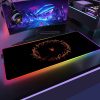 RGB Lotrs Movie Rings Mouse Pad Alfombrilla Raton Mousepad Keyboard Pad LED Mause Pad No slip 9 - Lord Of The Rings Store