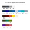 tank top color chart - Lord Of The Rings Store