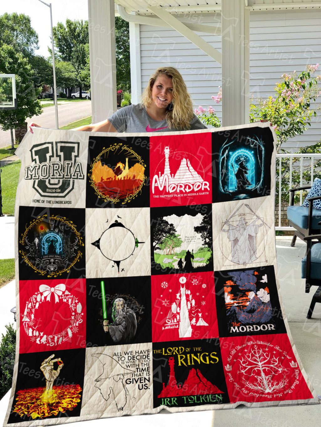 1589985910 lord of the rings quilt blanket 01088 293064 - Lord Of The Rings Store