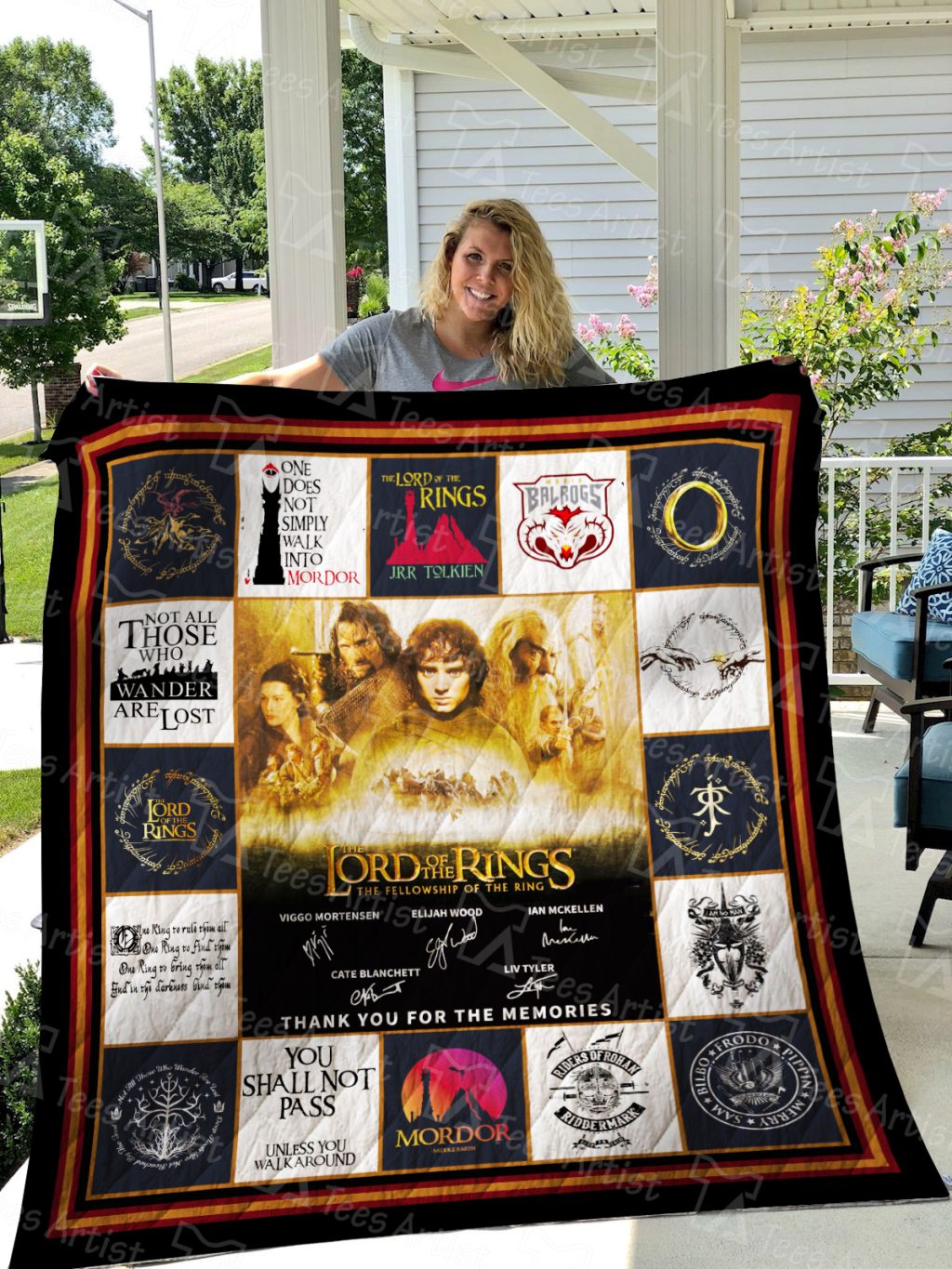 1589986927 lord of the rings quilt blanket 01555 6229DD - Lord Of The Rings Store